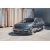 Накладка сплиттер на передний бампер Вар2 на Seat III Cupra / FR рестайл